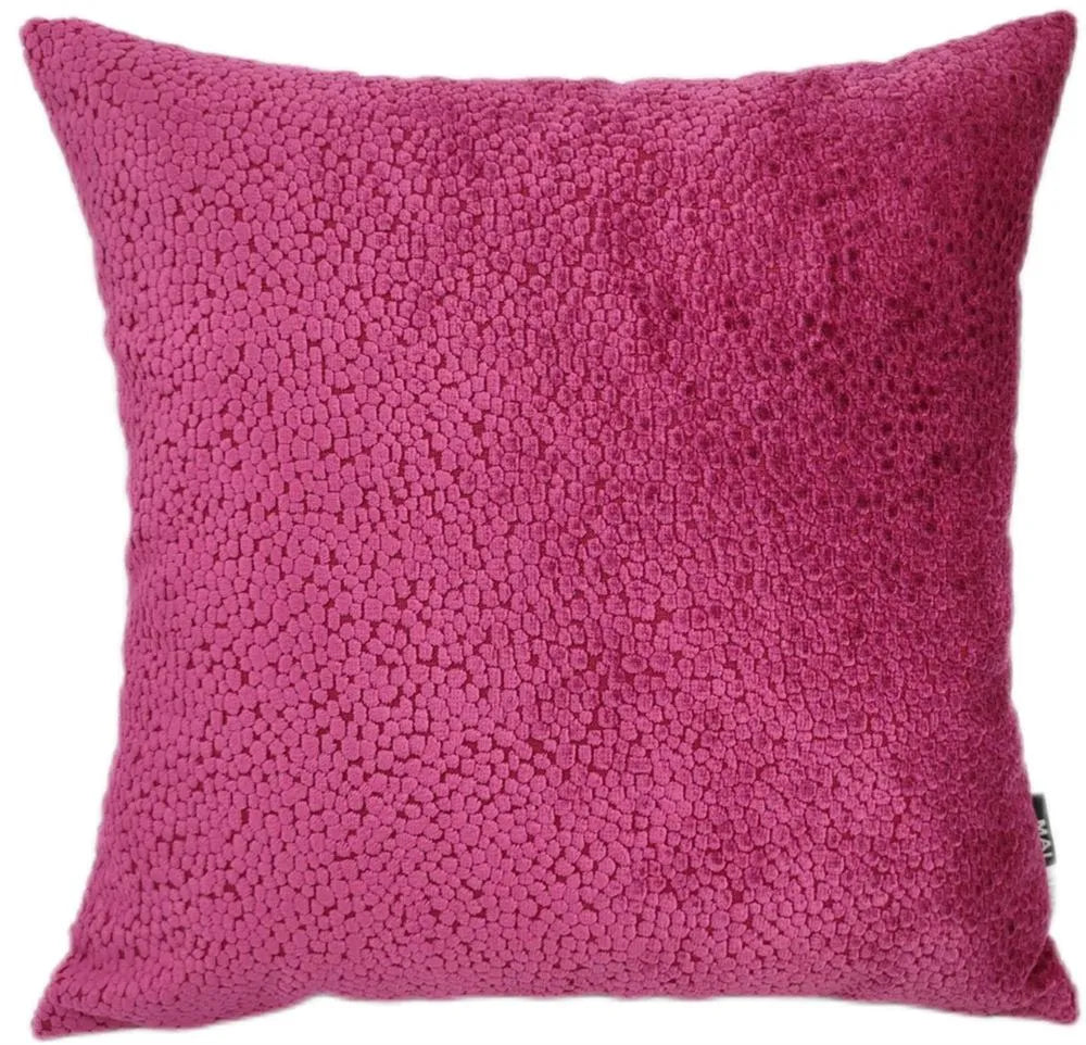 Product photograph of Malini Large Bingham Cushion In Fuschia from Olivia's