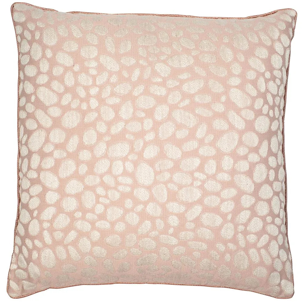 Product photograph of Malini Large Pebbles Cushion In Blush from Olivia's