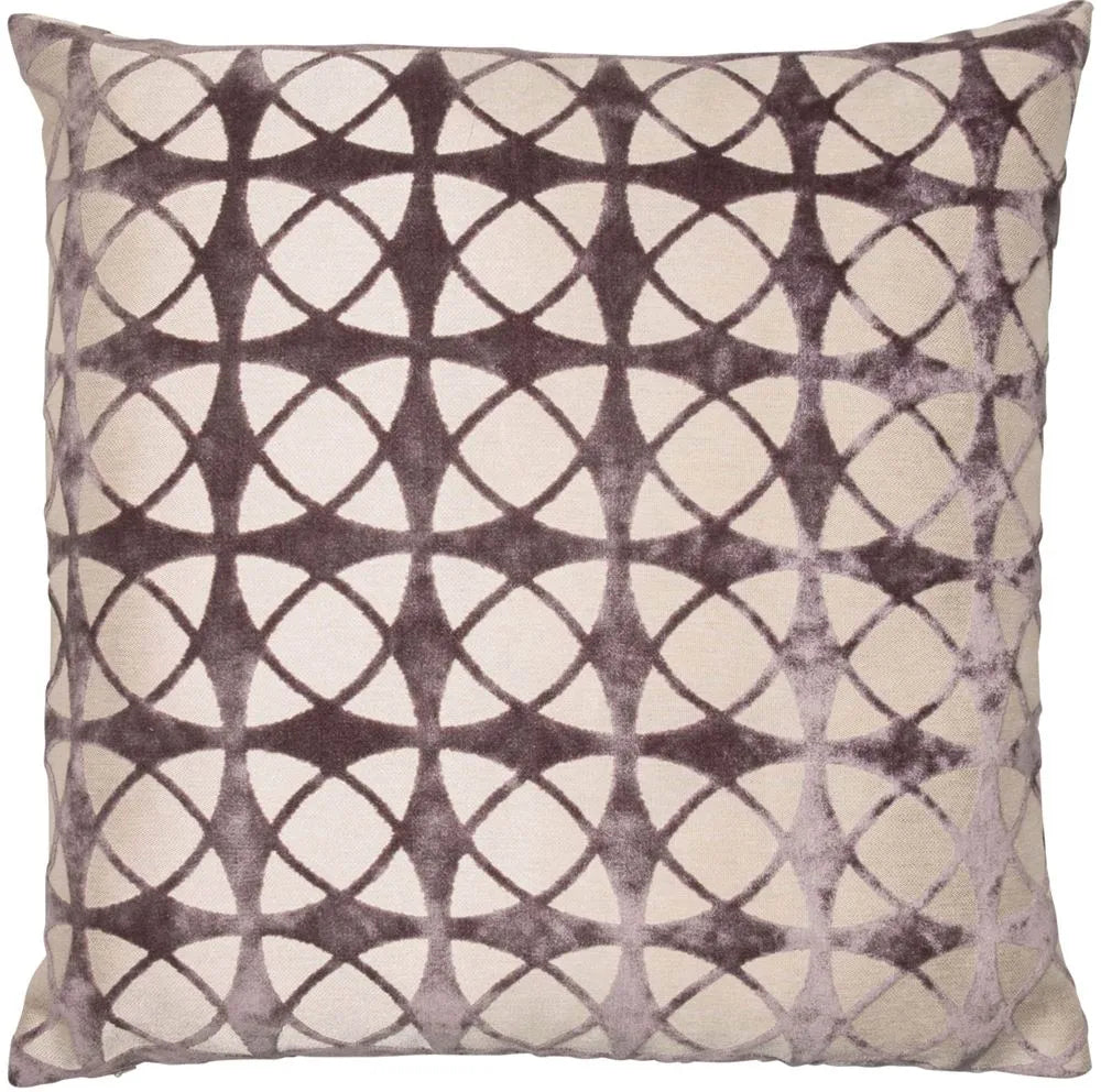 Malini Large Spiral Cushion In Grey