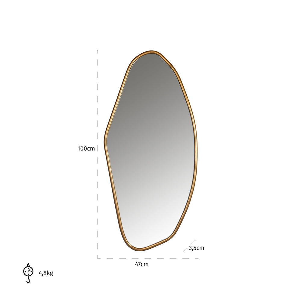 Product photograph of Richmond Interiors Eldon Mirror from Olivia's.