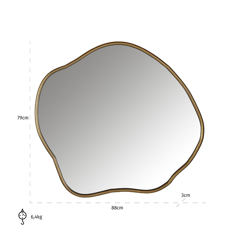 Product photograph of Richmond Interiors Allyson Mirror from Olivia's.