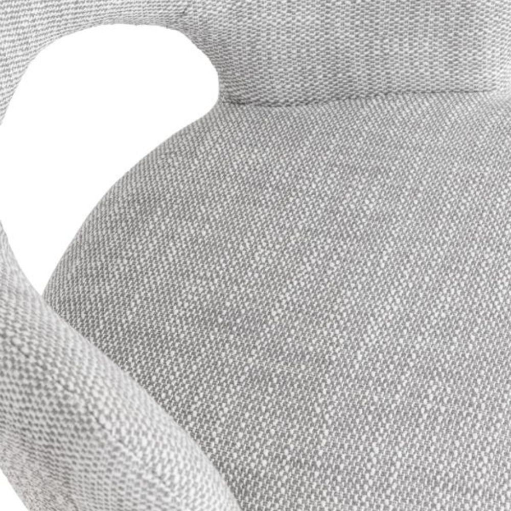 Product photograph of Must Living Vista Arm Chair In Light Grey Polaris from Olivia's.