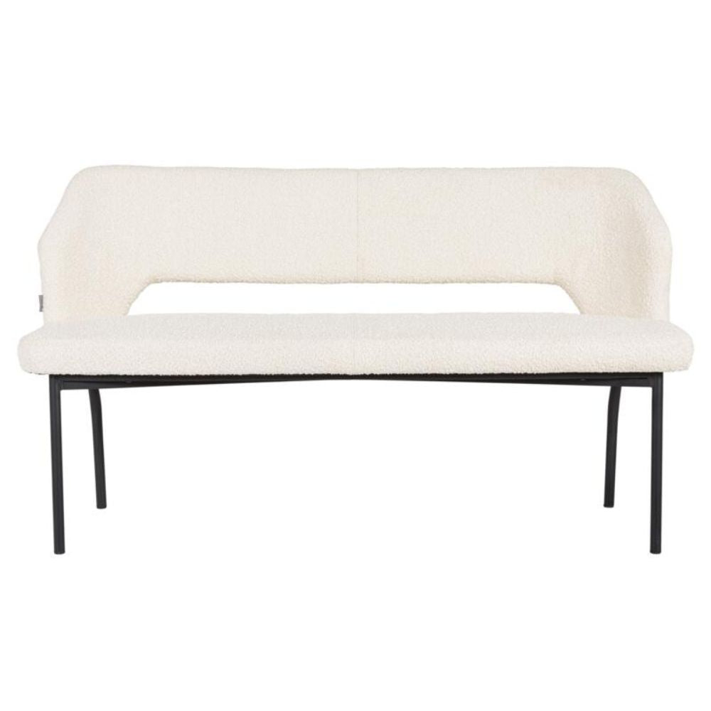 Product photograph of Must Living 150 Bloom Bench In Natural Teddy from Olivia's