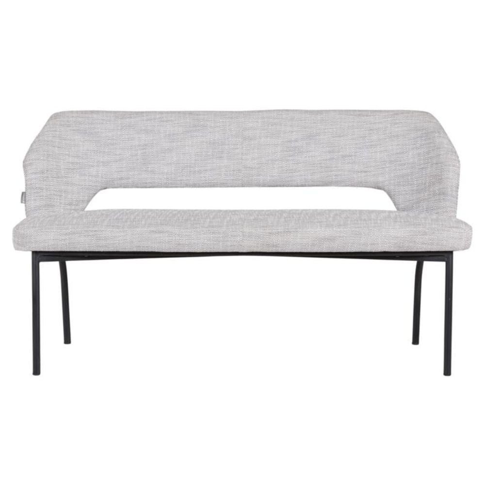 Product photograph of Must Living 150 Bloom Bench In Light Grey Polaris from Olivia's