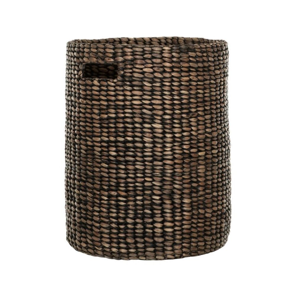 Product photograph of Must Living Bora Bora Laundry Basket In Black Wash from Olivia's