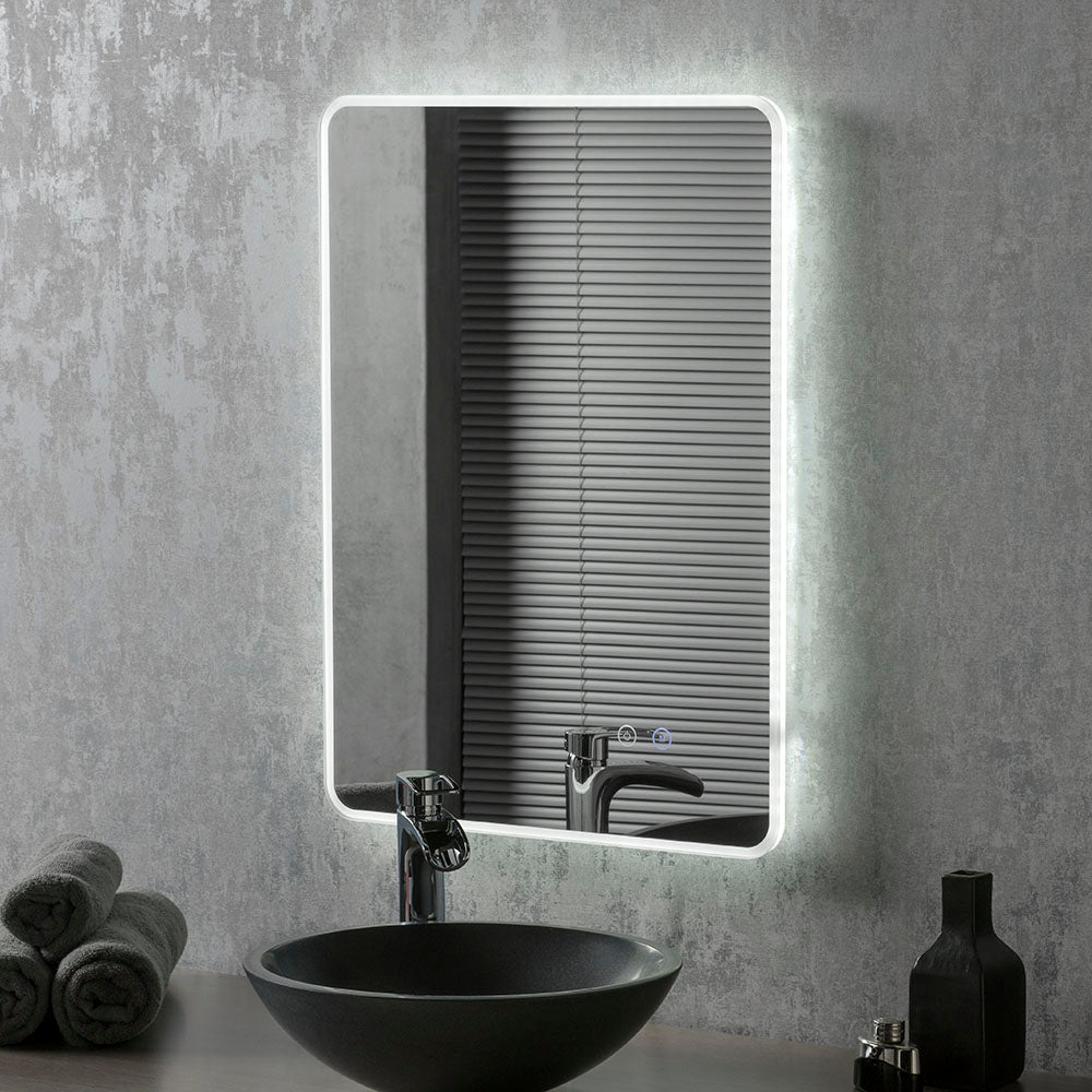 Product photograph of Olivia S Moscow Led Portrait Bathroom Mirror from Olivia's