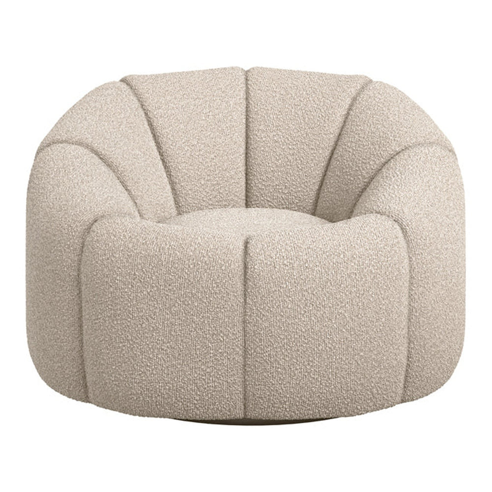 Product photograph of Sia Swivel Chair - Buff from Olivia's