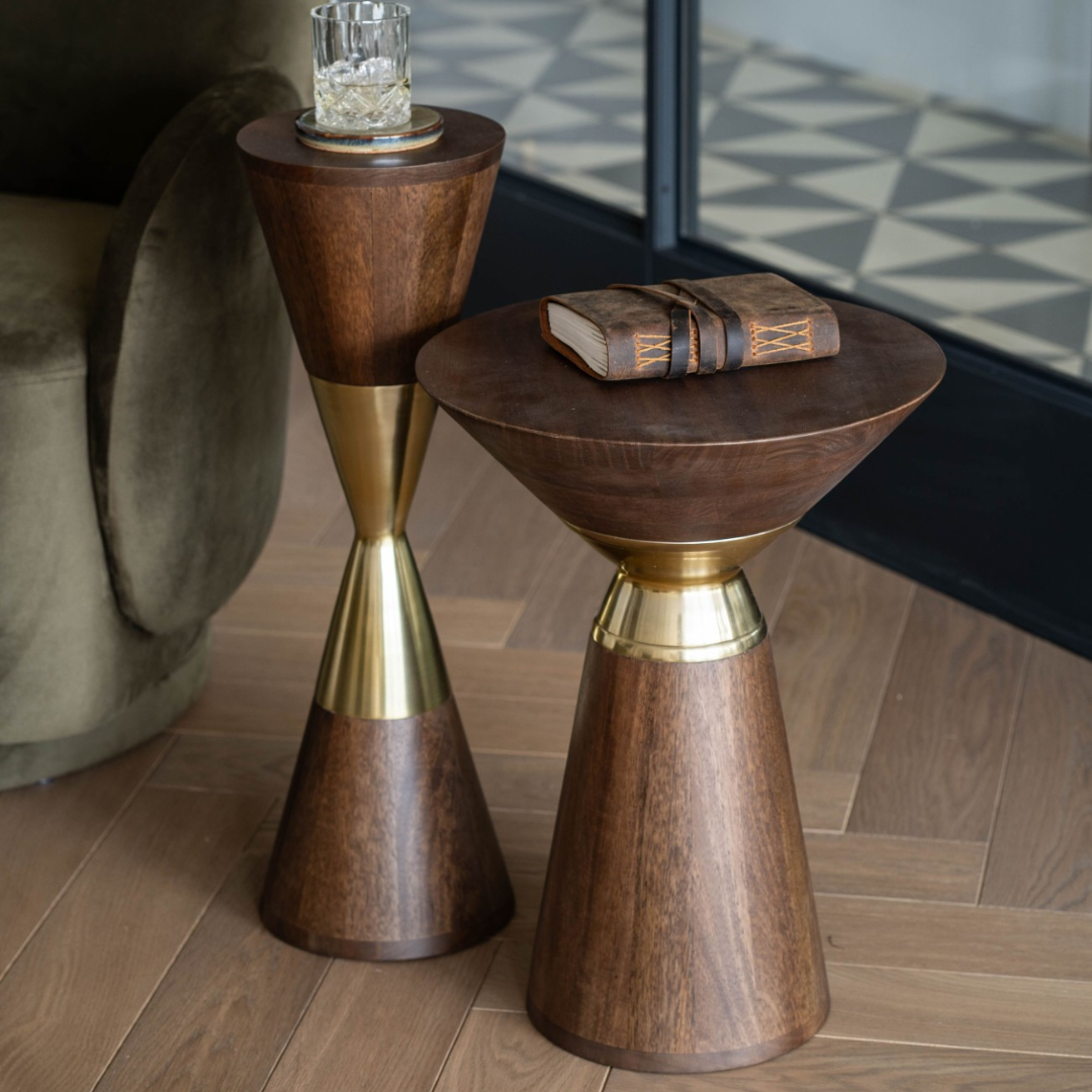 Product photograph of Amalfi Wooden Cocktail Table from Olivia's.