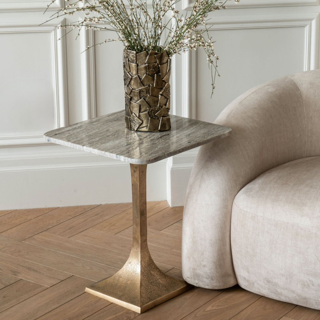 Product photograph of Morchino Side Table 44cm - Marble from Olivia's.
