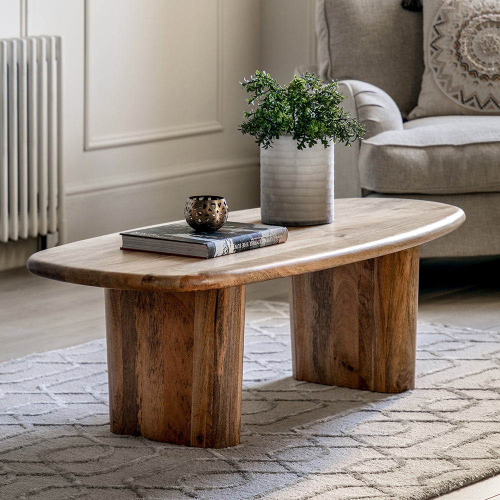 Product photograph of Gallery Interiors Reyna Coffee Table Natural from Olivia's.