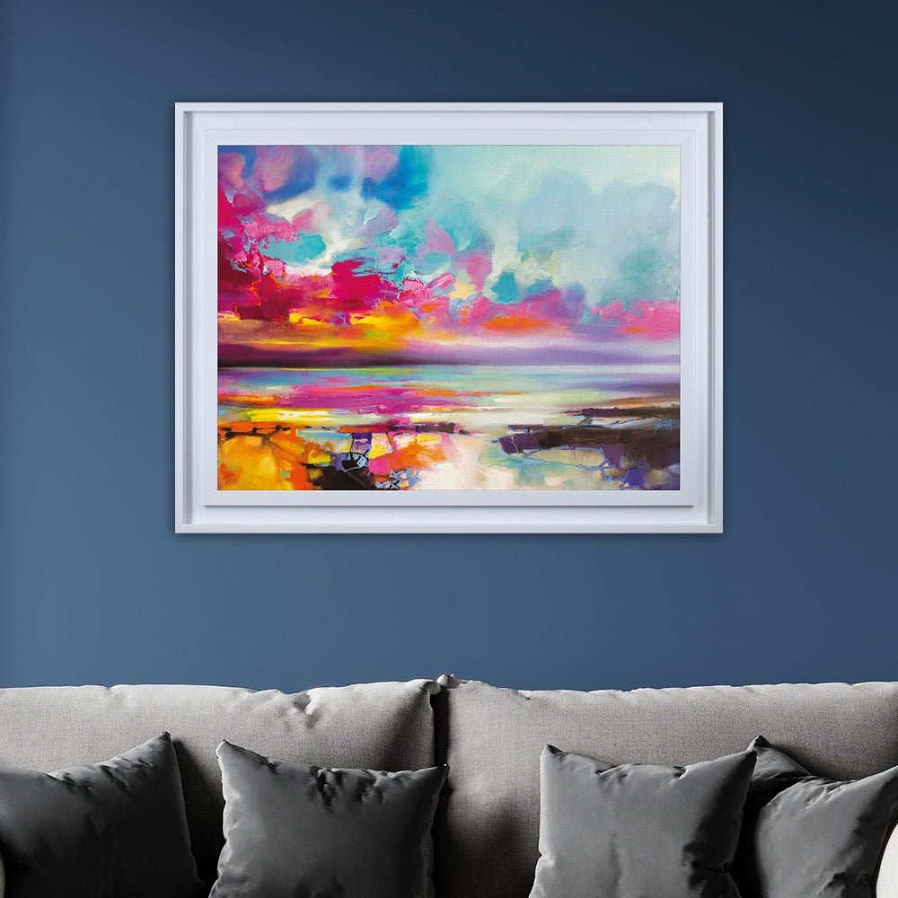 Product photograph of Scott Naismith Da Capo Magenta Framed Art - 60 X 80 from Olivia's.