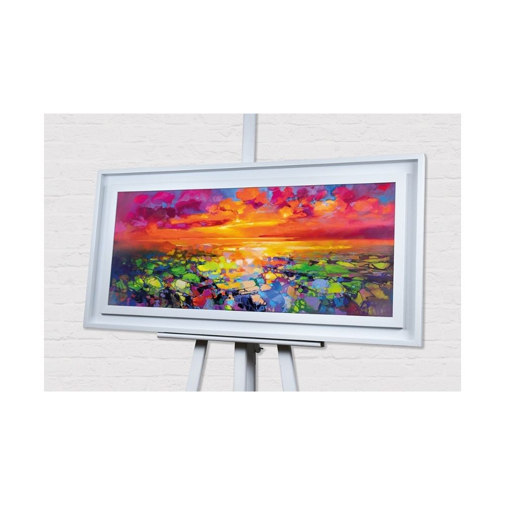 Product photograph of Scott Naismith Colour Frequency Iii Framed Art - 50 X 100 from Olivia's.