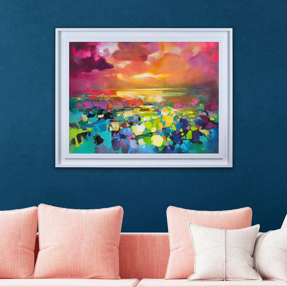 Product photograph of Scott Naismith Colour Frequency Ii Framed Art - 60 X 80 from Olivia's.