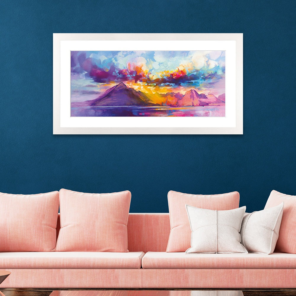 Product photograph of Scott Naismith Cuillins Ridge Framed Art - 50 X 100 from Olivia's.