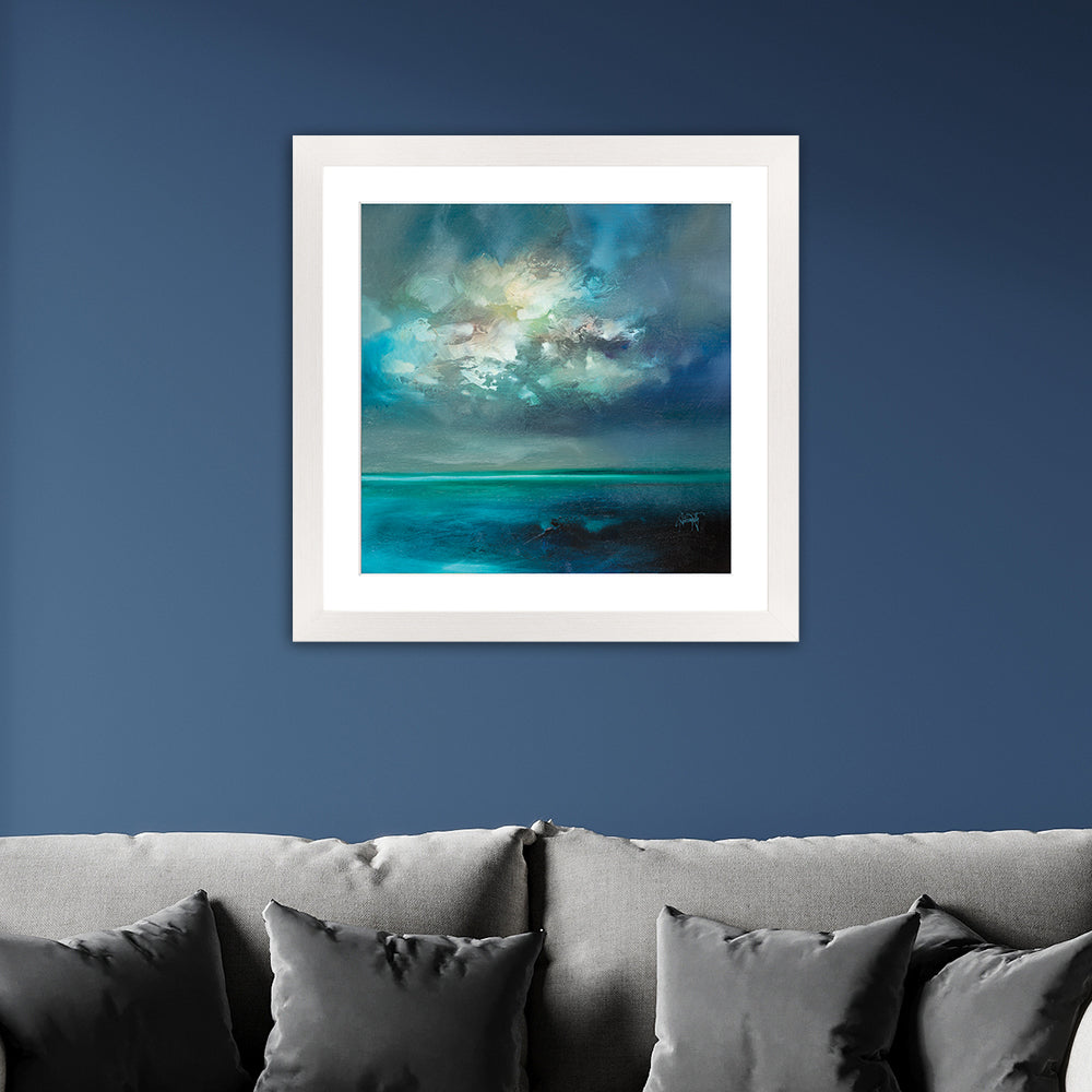 Product photograph of Scott Naismith Isle Of Skye Emerges Framed Art - 60 X 60 from Olivia's.