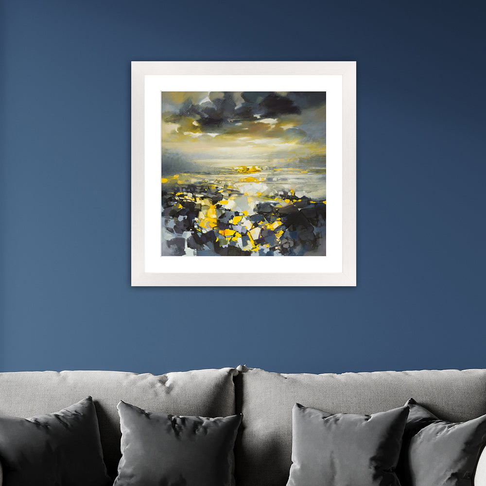 Product photograph of Scott Naismith Yellow Matter 1 Framed Art - 60 X 60 from Olivia's.