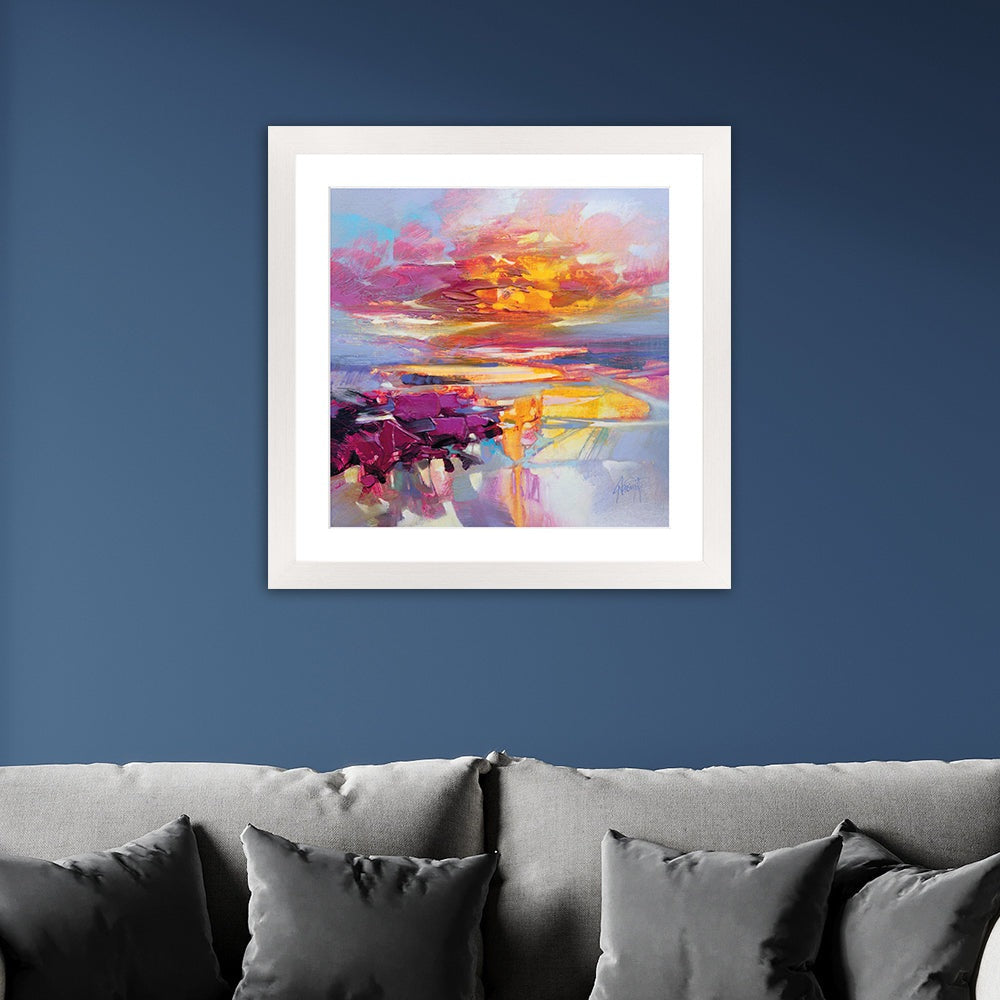 Product photograph of Scott Naismith Uist Causeways 2 Framed Art - 60 X 60 from Olivia's.