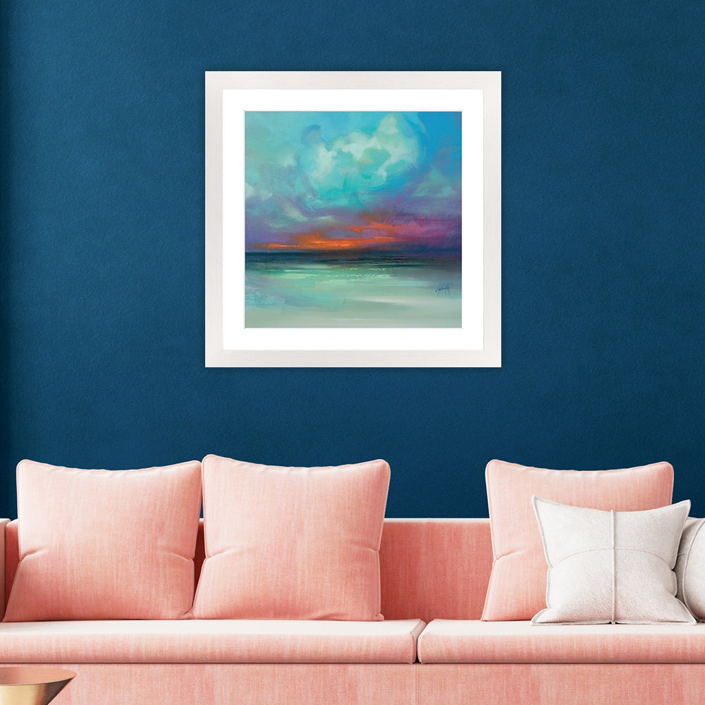 Product photograph of Scott Naismith Hebridean Tranquility Framed Art - 60 X 60 from Olivia's.