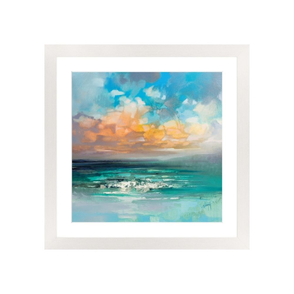 Product photograph of Scott Naismith Hebridean Waters Framed Art - 60 X 60 from Olivia's