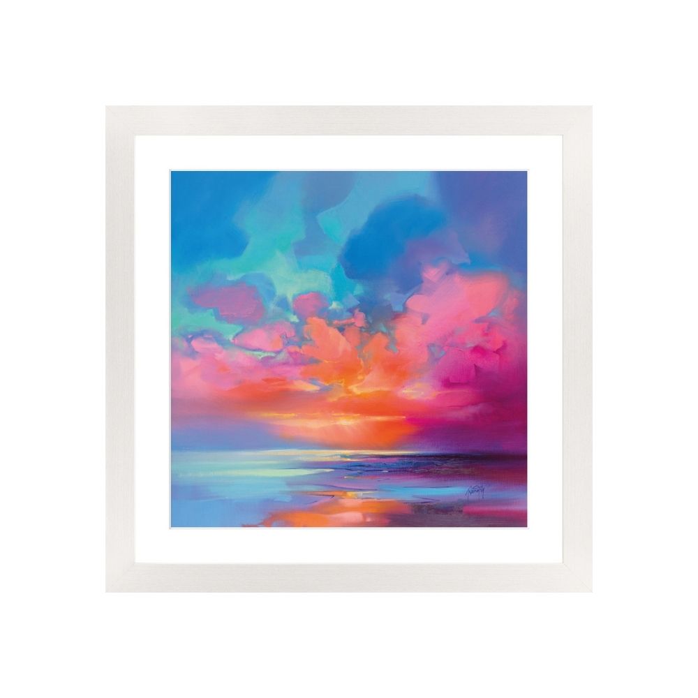 Product photograph of Scott Naismith Creation Of Blue 2 Framed Art - 60 X 60 from Olivia's