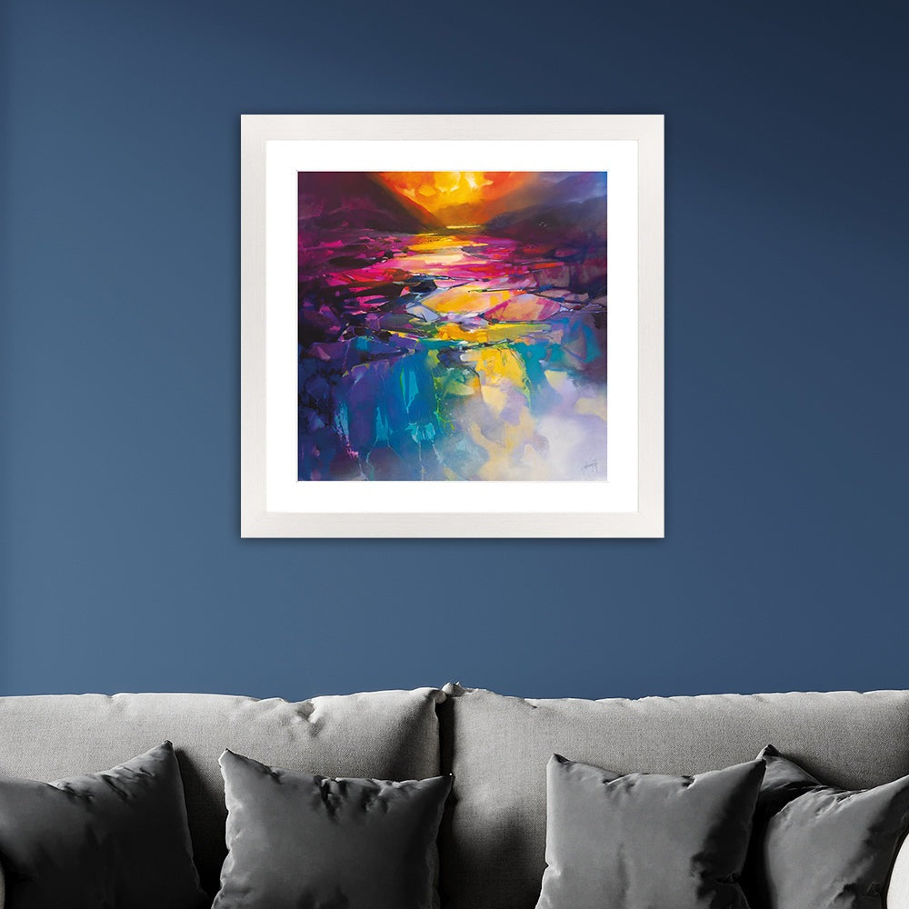 Product photograph of Scott Naismith Spectrum Valley Framed Art - 60 X 60 from Olivia's.