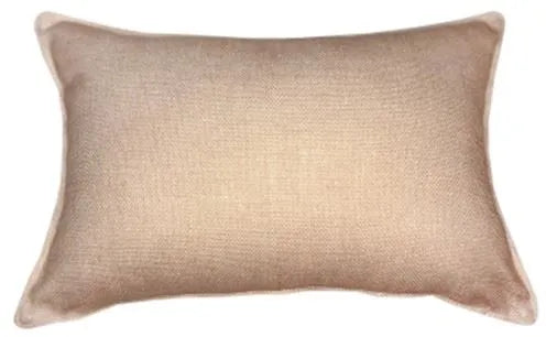 Product photograph of Malini Linea Rectangle Cushion In Putty from Olivia's