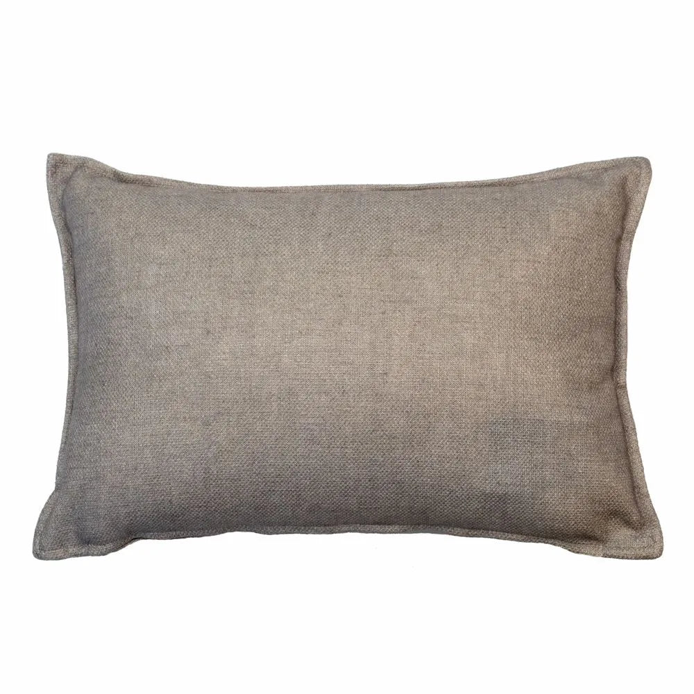 Malini Linea Rectangle Cushion In Silver