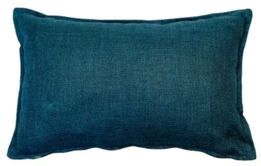 Product photograph of Malini Linea Rectangle Cushion In Teal from Olivia's