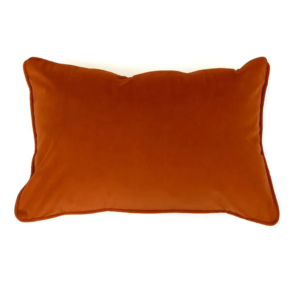 Malini Luxe Rectangle Cushion In Orange Outlet