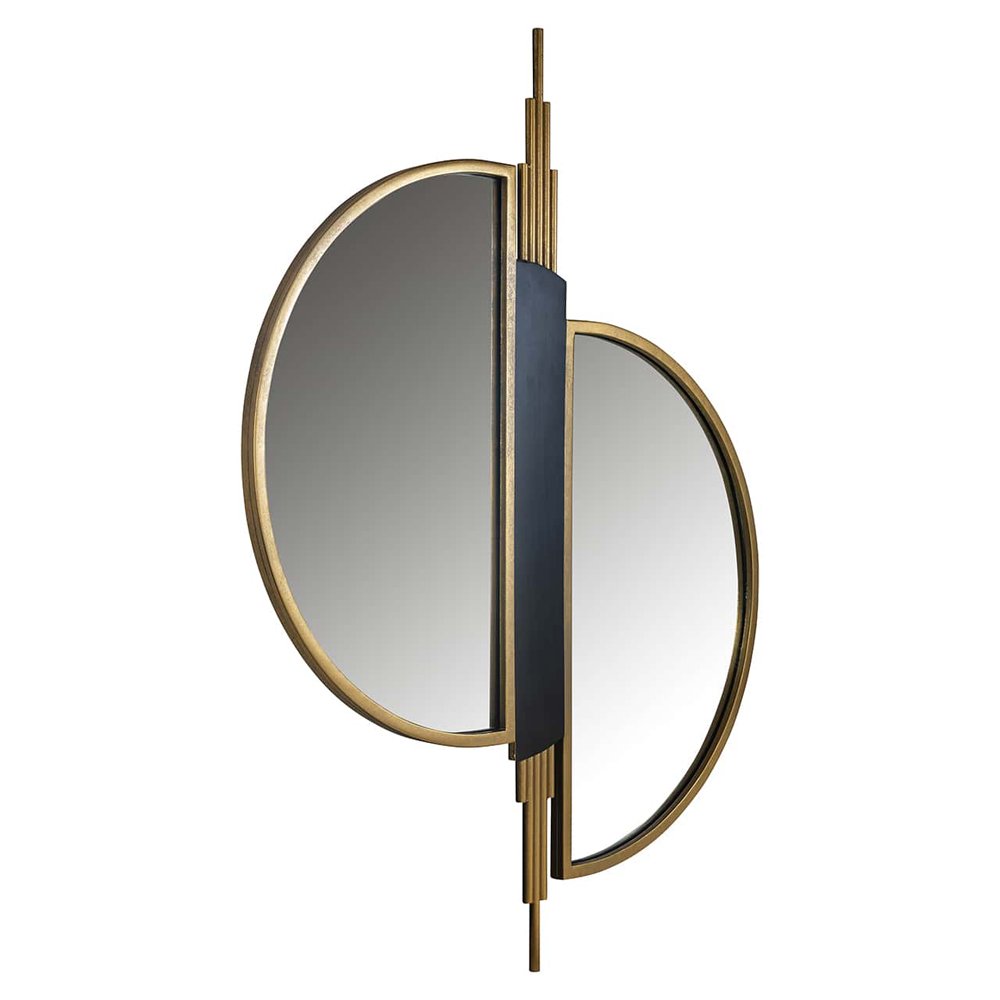 Product photograph of Adelyn Mirror - Brushed Gold from Olivia's.