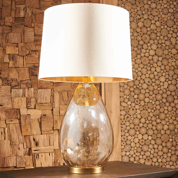 Product photograph of Rv Astley Riom Table Lamp Cognac Glass from Olivia's.