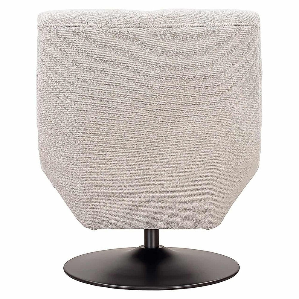 Product photograph of Richmond Interiors Sydney Swivel Chair In White Boucl from Olivia's.