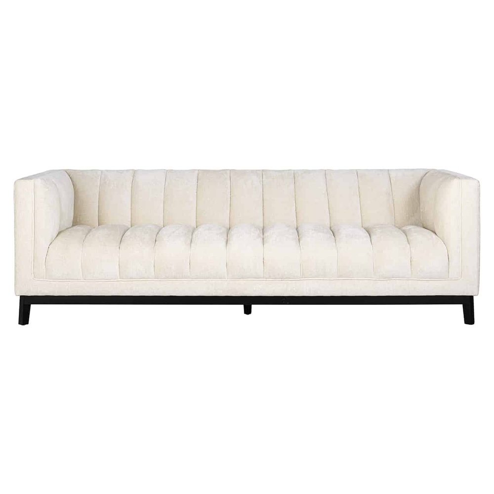 Product photograph of Richmond Interiors Beaudy Sofa In White Chenille from Olivia's.