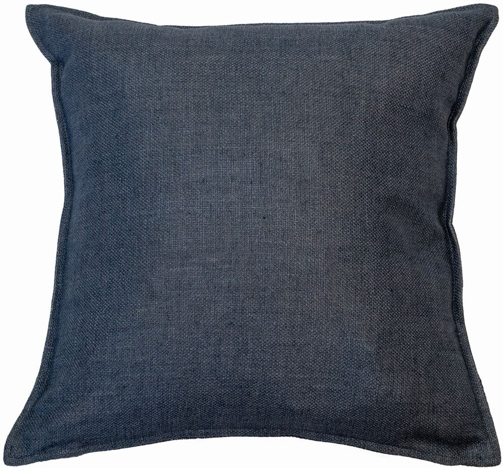 Malini Linea Square Cushion In Denim