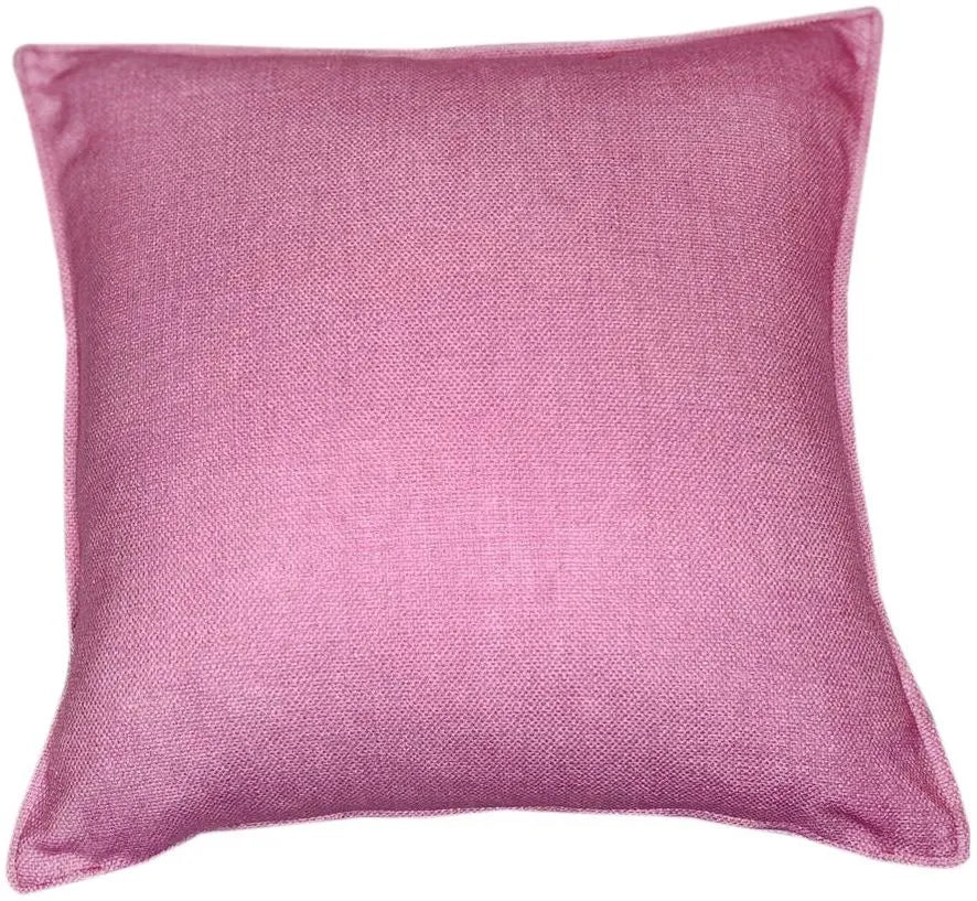 Product photograph of Malini Linea Square Cushion In Pink from Olivia's