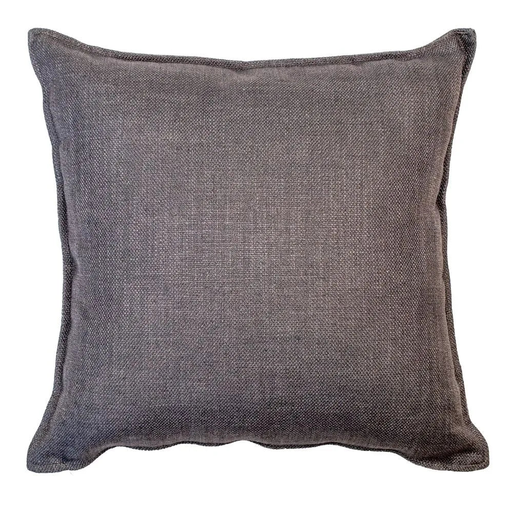 Product photograph of Malini Linea Square Cushion In Slate from Olivia's