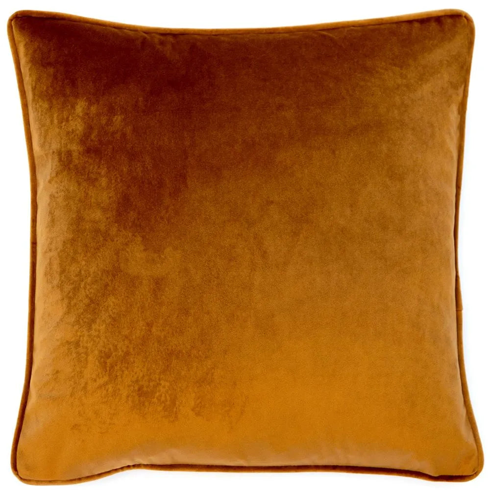 Product photograph of Malini Large Luxe Cushion In Tan from Olivia's