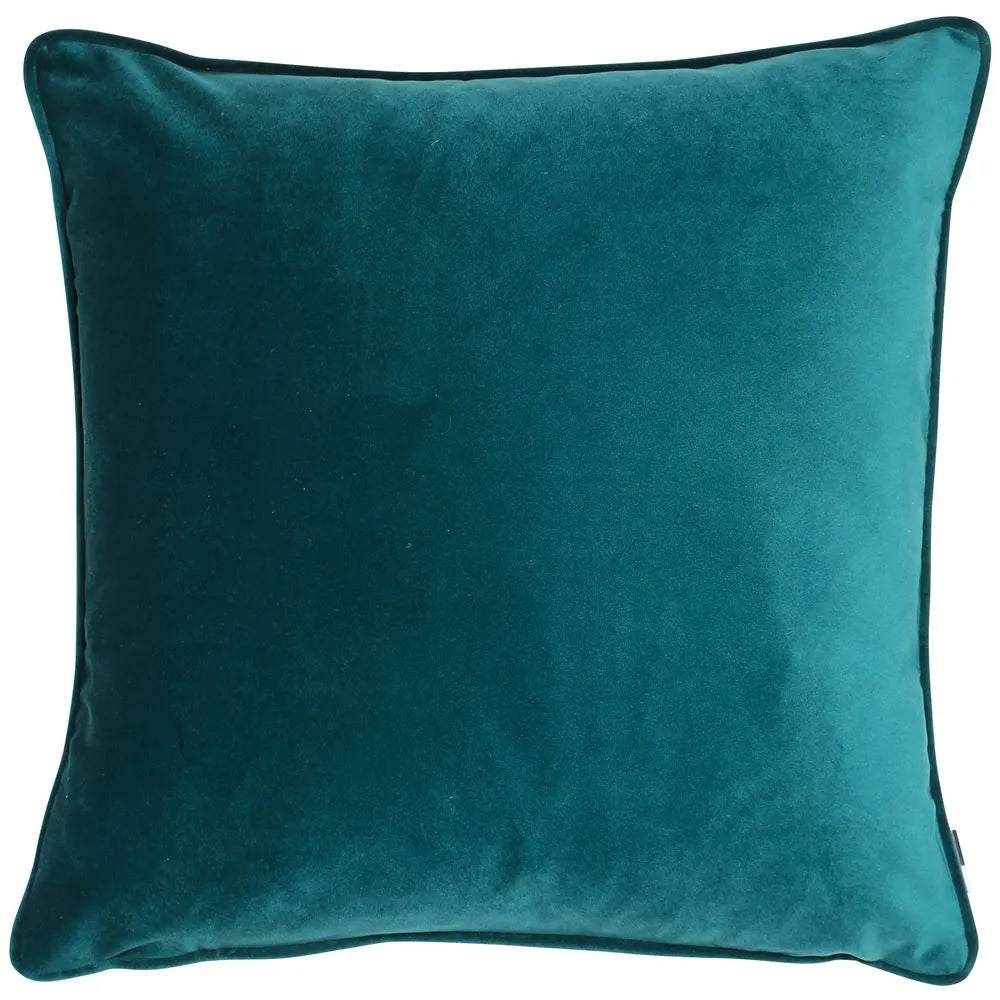 Product photograph of Malini Luxe Cushion In Teal from Olivia's
