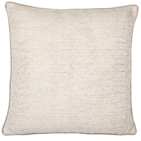 Product photograph of Malini Ripple Cushion In Natural from Olivia's