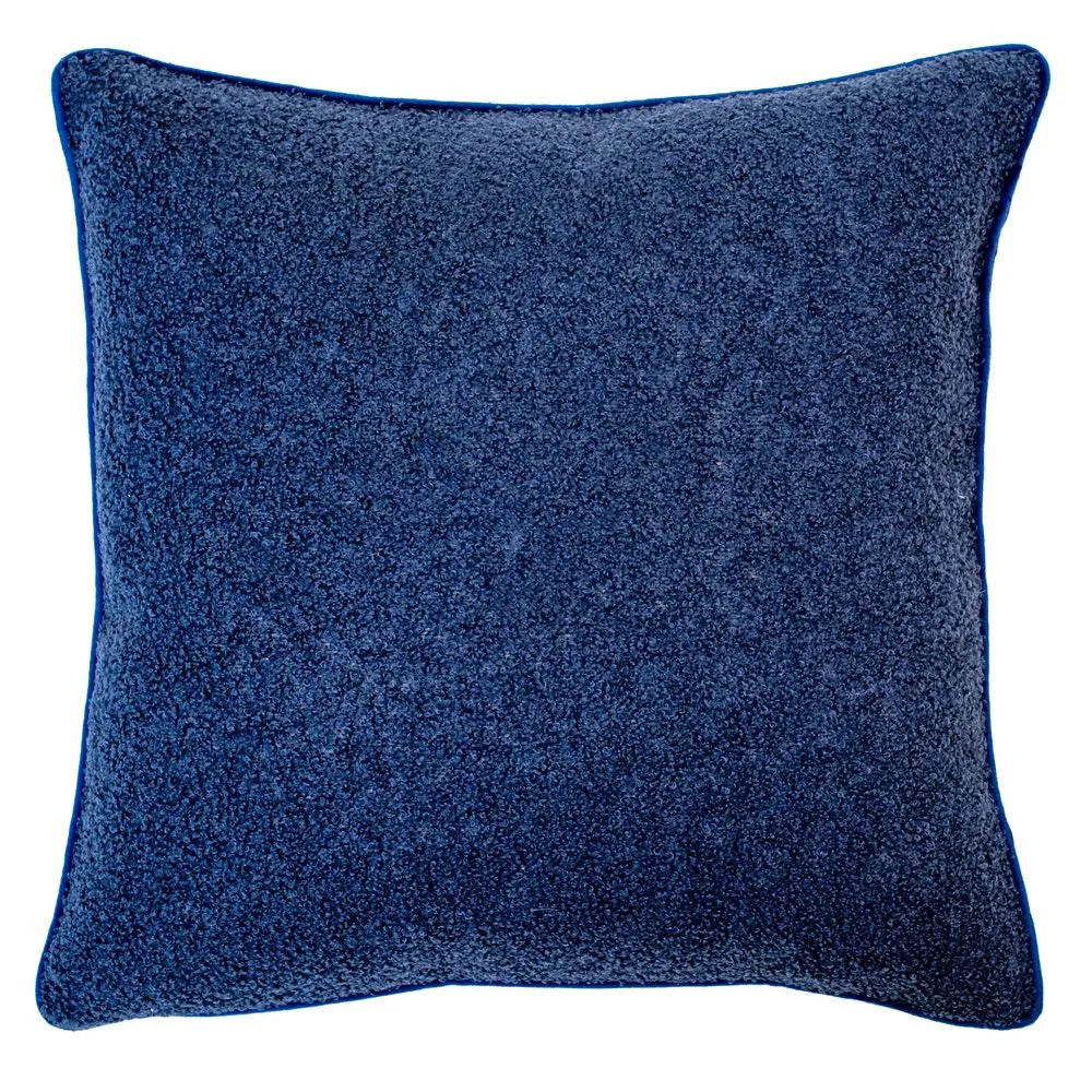 Product photograph of Malini Textura Cushion In Denim from Olivia's