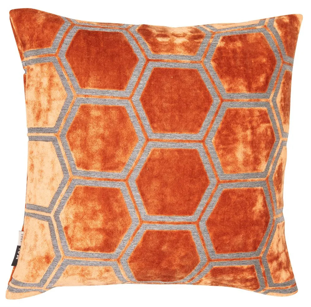 Product photograph of Malini Ivor Cushion In Tan from Olivia's