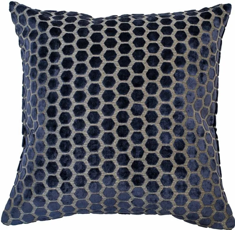 Malini Jorvik Cushion In Navy