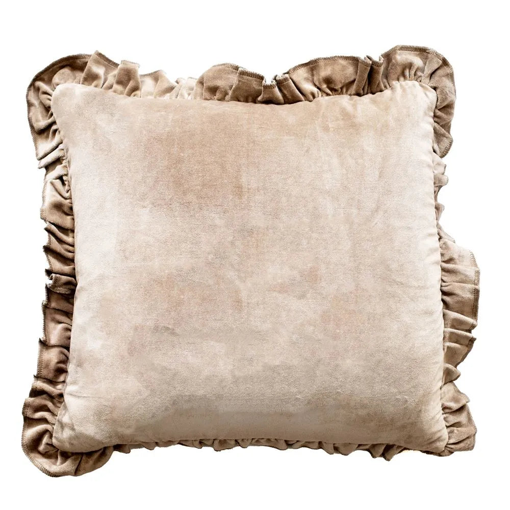 Product photograph of Malini Layla Cushion In Mink from Olivia's