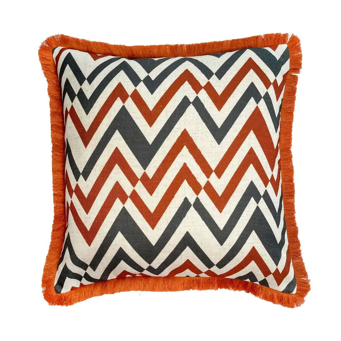 Malini Soma Cushion In Rust