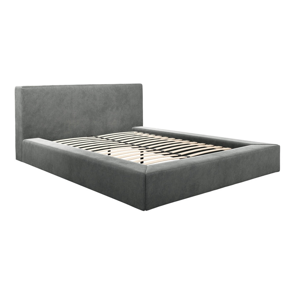 Oco Camden King Size Bed In Dapple Grey Velvet