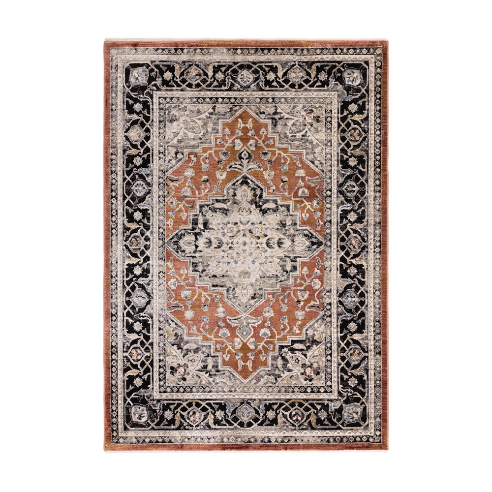 Asiatic Carpets Sovereign Rug Terracotta Medallion 200x290cm