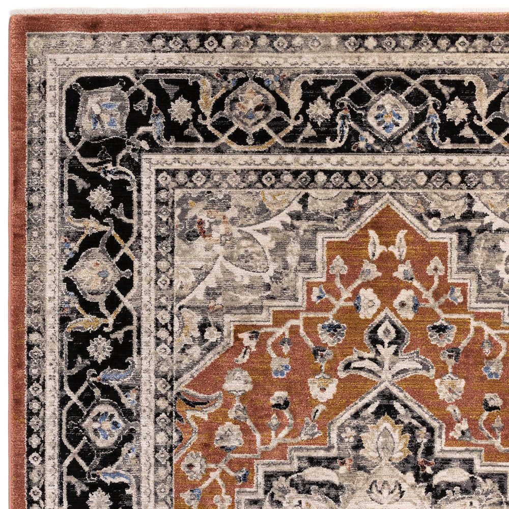 Product photograph of Asiatic Carpets Sovereign Rug Terracotta Medallion 120x166cm from Olivia's.