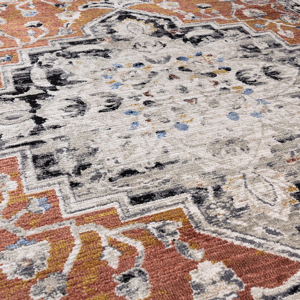 Product photograph of Asiatic Carpets Sovereign Rug Terracotta Medallion 160x240cm from Olivia's.