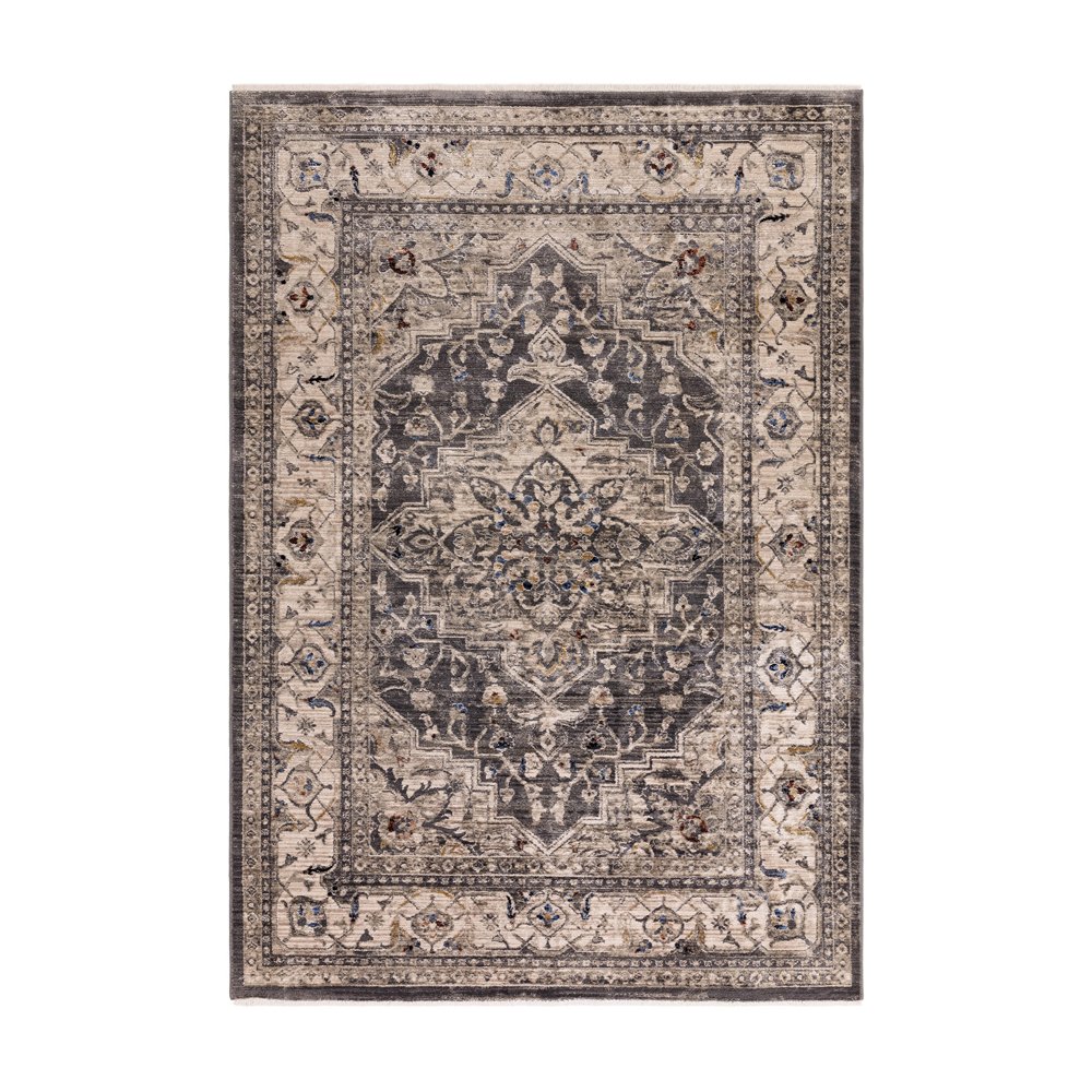 Product photograph of Asiatic Carpets Sovereign Rug Charcoal Medallion 240x330cm from Olivia's