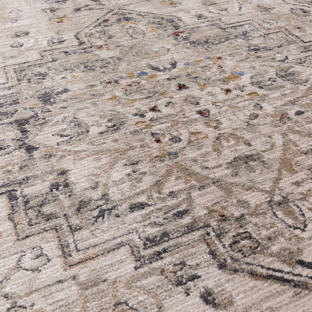 Product photograph of Asiatic Carpets Sovereign Rug Ash Medallion 240x330cm from Olivia's.